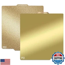 JUUPINE 257x257mm Double Sided Flexible PEI Sheet, Smooth PEI Surface+Texture