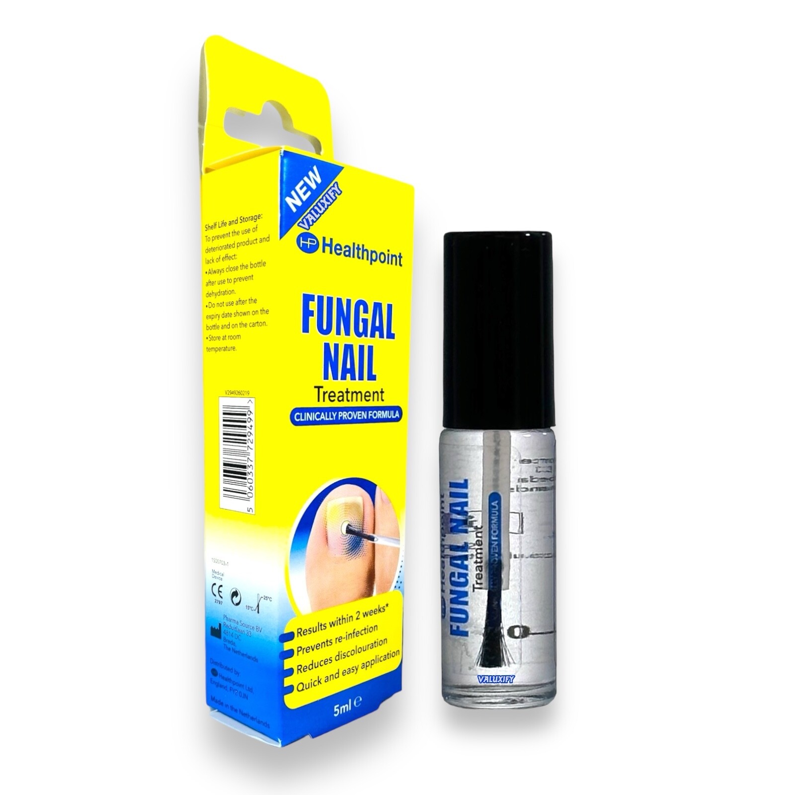 Fungal Nail Treatment 5ml with urea lactic acid Results in 2 Weeks