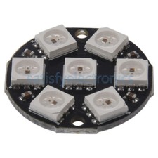7-Bit WS2812 5050 RGB LED Ring Round Decoration Bulb For Arduino