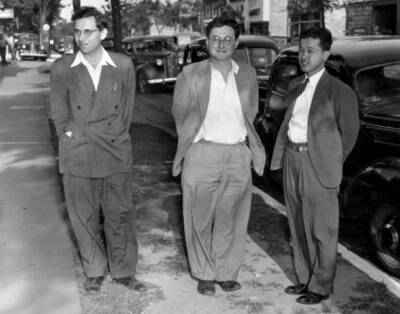August 14: These three were arrested after they had been seen acti .. Old Photo