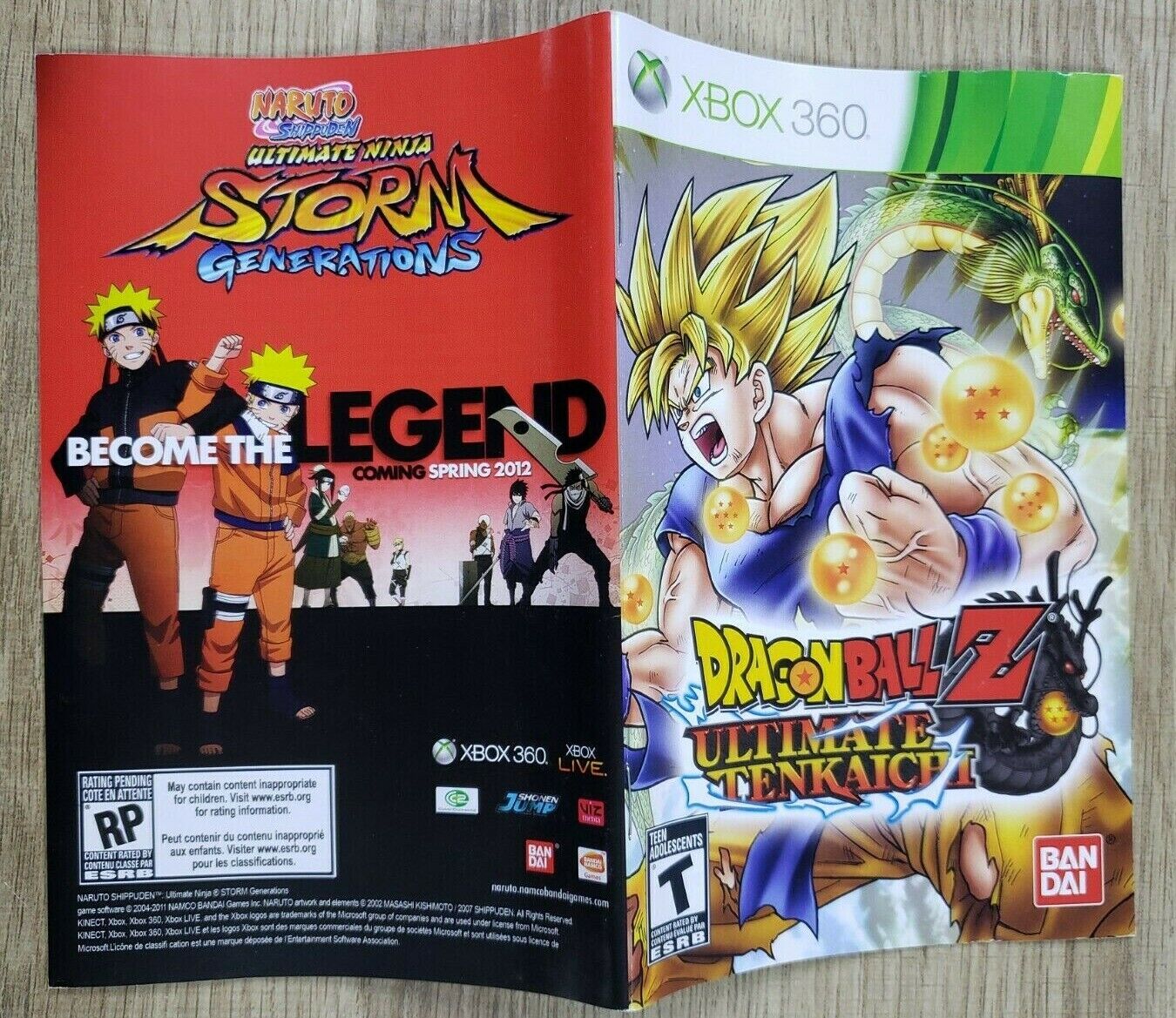 Dragon Ball Z: Ultimate Tenkaichi Xbox 360 (Brand New Factory Sealed US  Version)