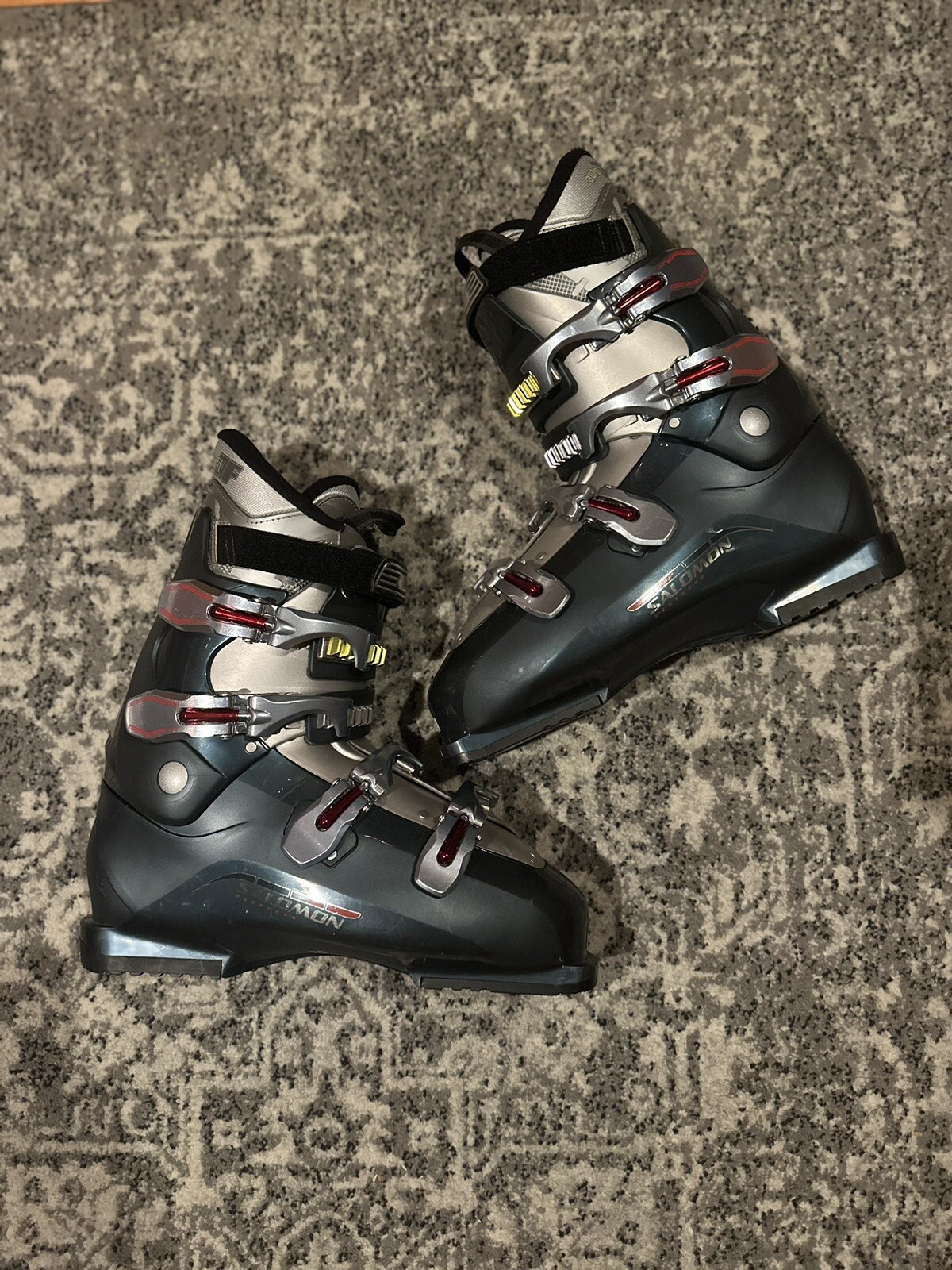 Scarponi da sci Salomon Performa AF2 grigi downhill da uomo taglia Mondo 30 US 12 5