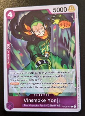 Vinsmoke Yonji OP06-067 R Foil Rare Wings Of The Captain One Piece
