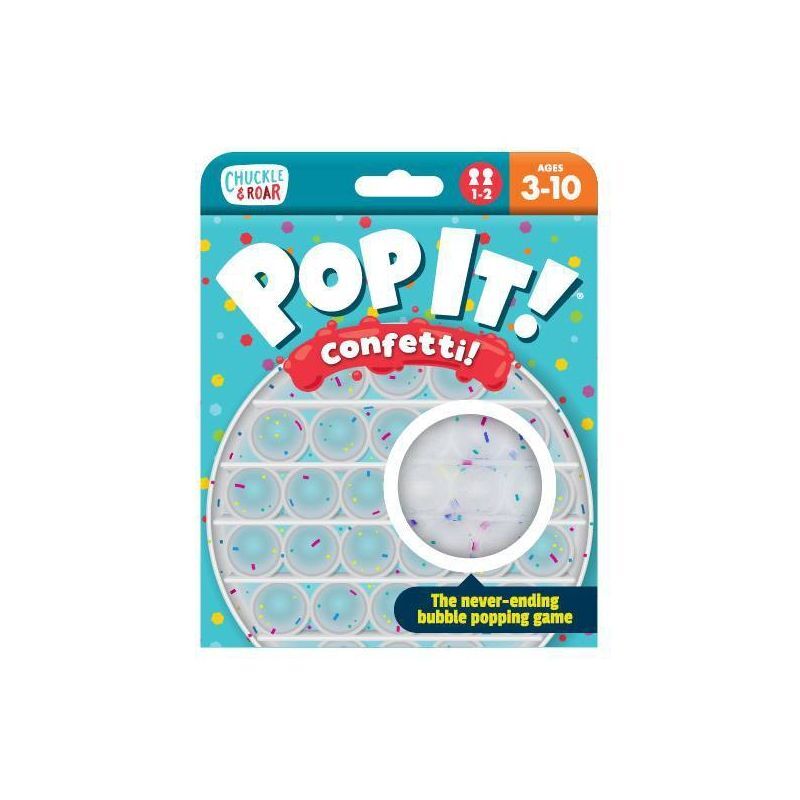 Chuckle & Roar Pop It! Fidget and Sensory Game Confetti Falak