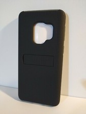 Black  Gray Dual Layer Case for Samung Galaxy S9 with Kickstand - NEW