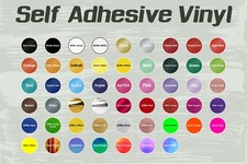 Adhesive Vinyl Roll 12" x 5'ft Permanent Vinyl Craft Outdoor for Cricut