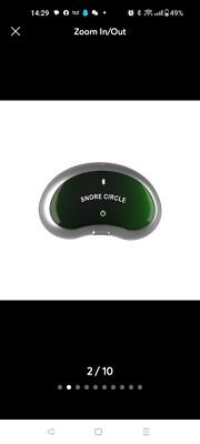 SNORE CIRCLE Smart Throat Anti Snoring Device Pro - Prevents
