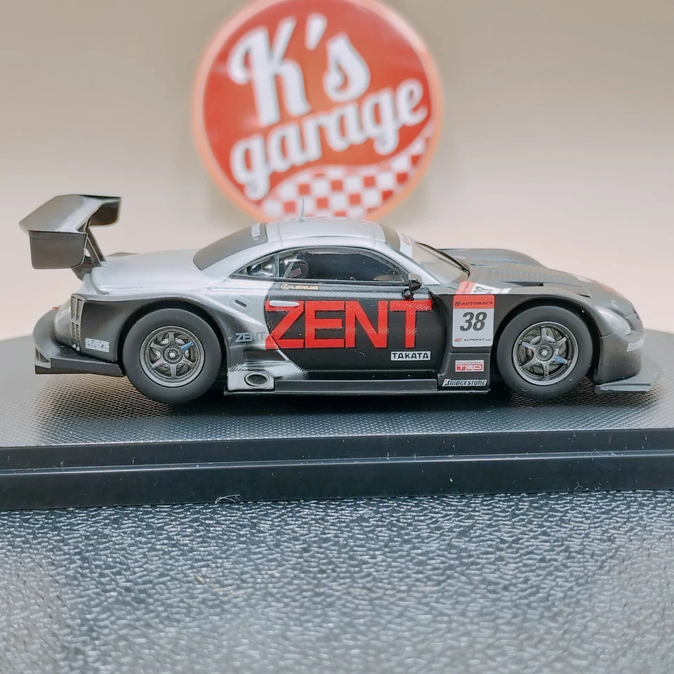 EBBRO 1/43 ZENT CERUMO SC430 Super GT 2009 Okayama Test Black Silver #38 44246 - Image 4 of 4