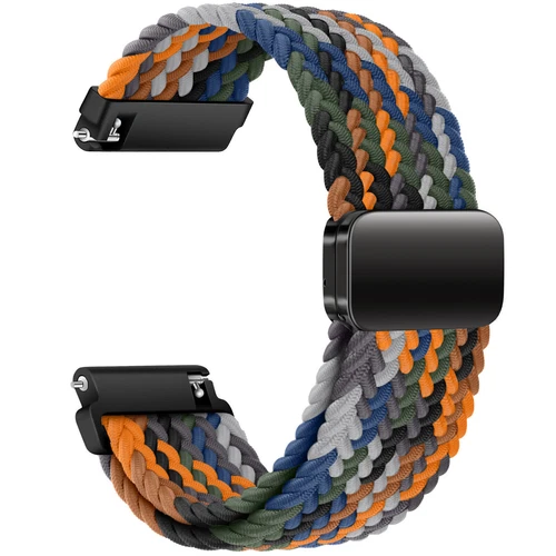 Correa de reloj de pulsera magnética de nailon trenzado de 18 mm 20 mm 22 mm correa de liberación rápida - Imagen 48 de 169