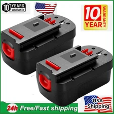 1/2Pack 4.5Ah 18V  HPB18 Replacement for Black and Decker Battery/Charger