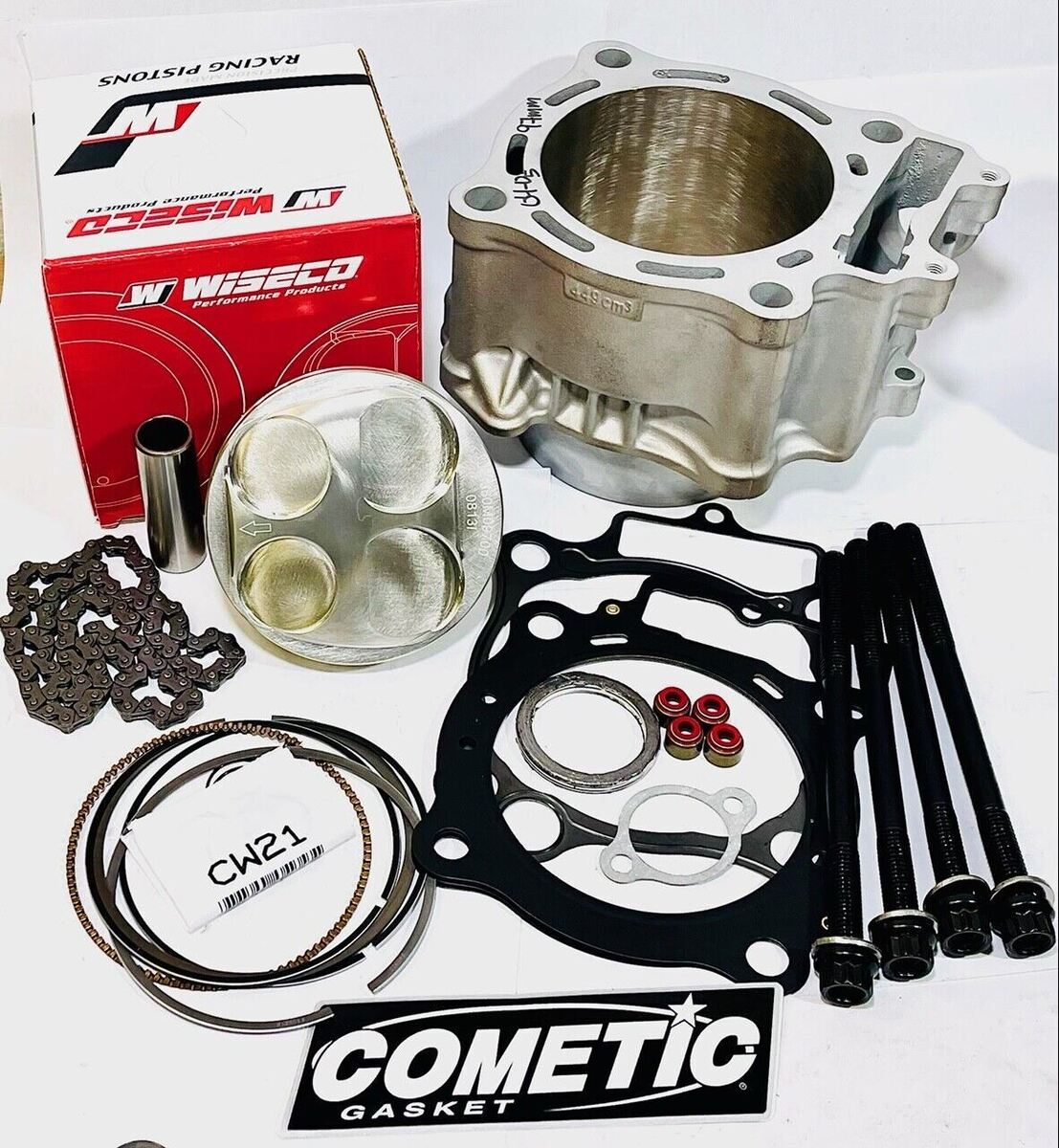 CRF250R CRF 250R/X 78mm Stock Bore WISECO Piston Cylinder CRF250R CRF 250R/X 78mm Stock Bore WISECO Piston Cylinder