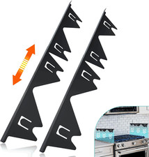 Stove Gap Covers Stainless Steel, 2 Pack Stove Gap Filler Easy Retractable Lengt