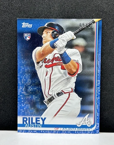 Austin Riley 2019 Topps On Demand Mini BLUE RC #d 5/10 #US100 Braves Rookie SP