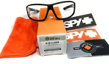 Spy Jackman Safety Glasses - Matte Black - Clear Lenses, ANSI Z87 Pre-owned