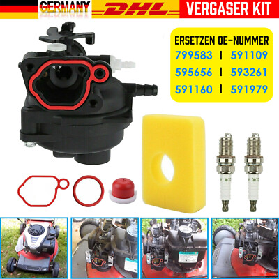 Vergaser Luftfilter Set für Briggs Stratton 300e 450e 500e 550e 575e 600e Motor