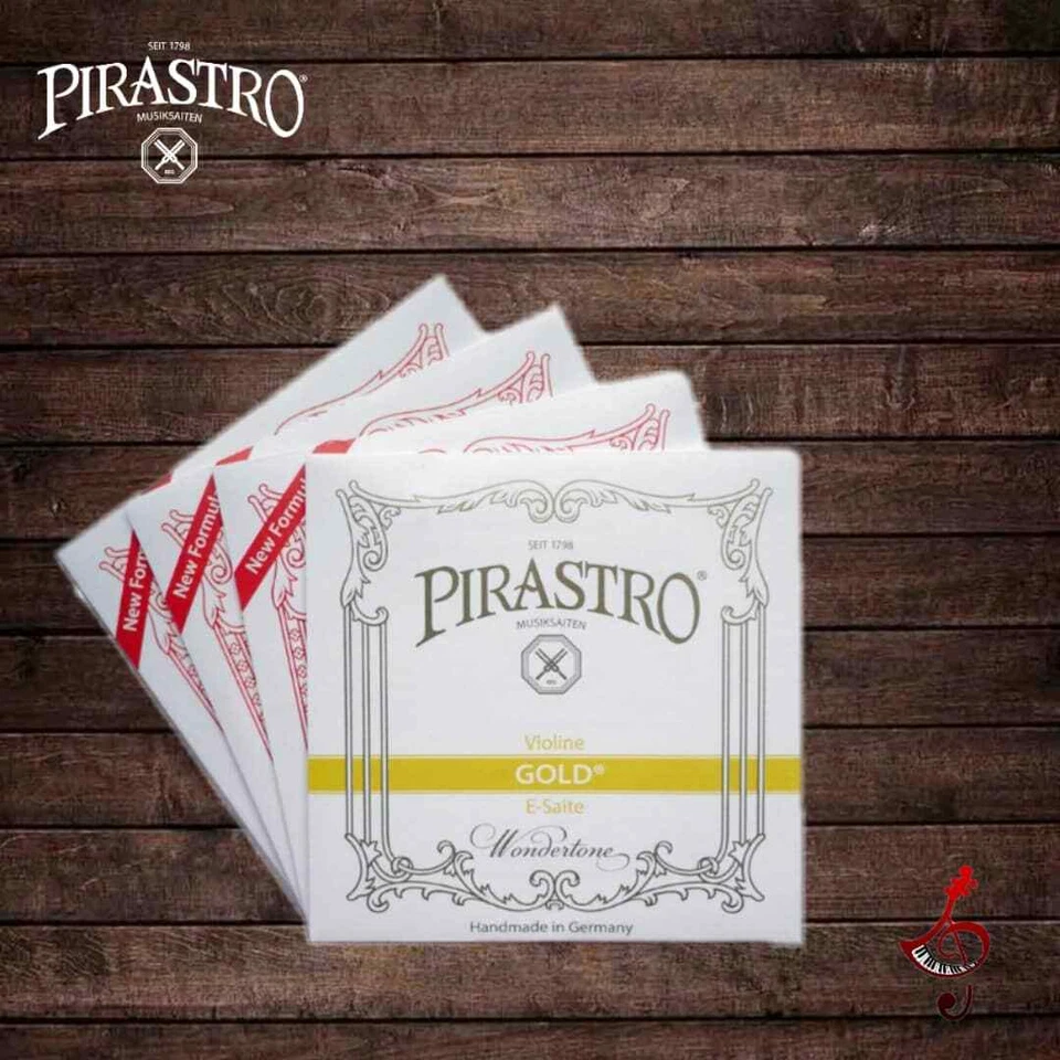 Pirastro Tonica Violin String Set with Gold Label E String Ball End - 4/4 Size - - Image 2 of 4