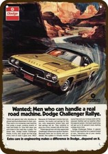1973 Dodge Challenger Rallye Muscle Car Vntge-look Decorative Replica Metal Sign 1973 Dodge Challenger Rallye Muscle Car Vntge-look Decorative Replica Metal Sign