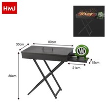 Barbecue Fornacella Griglia Carbonella Grill Portatile Pieghevole 26638 hmj