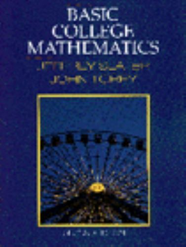 Basic College Mathematics, Jeffrey Slater, Acceptable Book ...