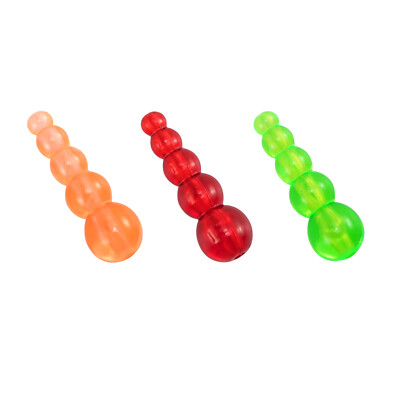 100pcs Plastic Beads Fishing Trout beads for fishing rigs Spinner Salmon Egg 