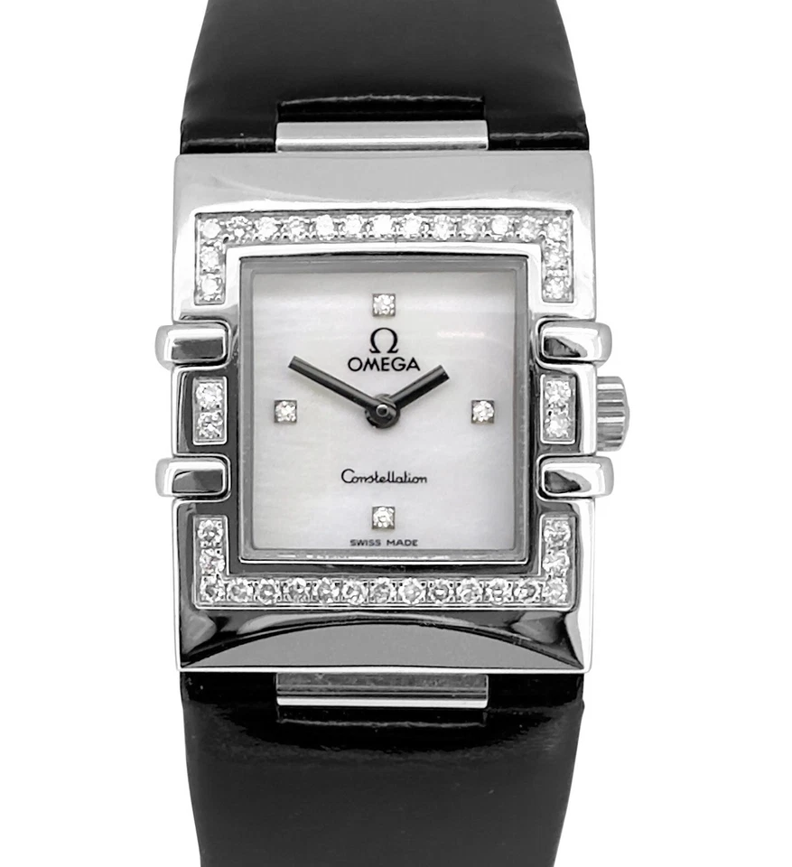 Omega Constellation Quadra Lds Qtz Diamond MOP