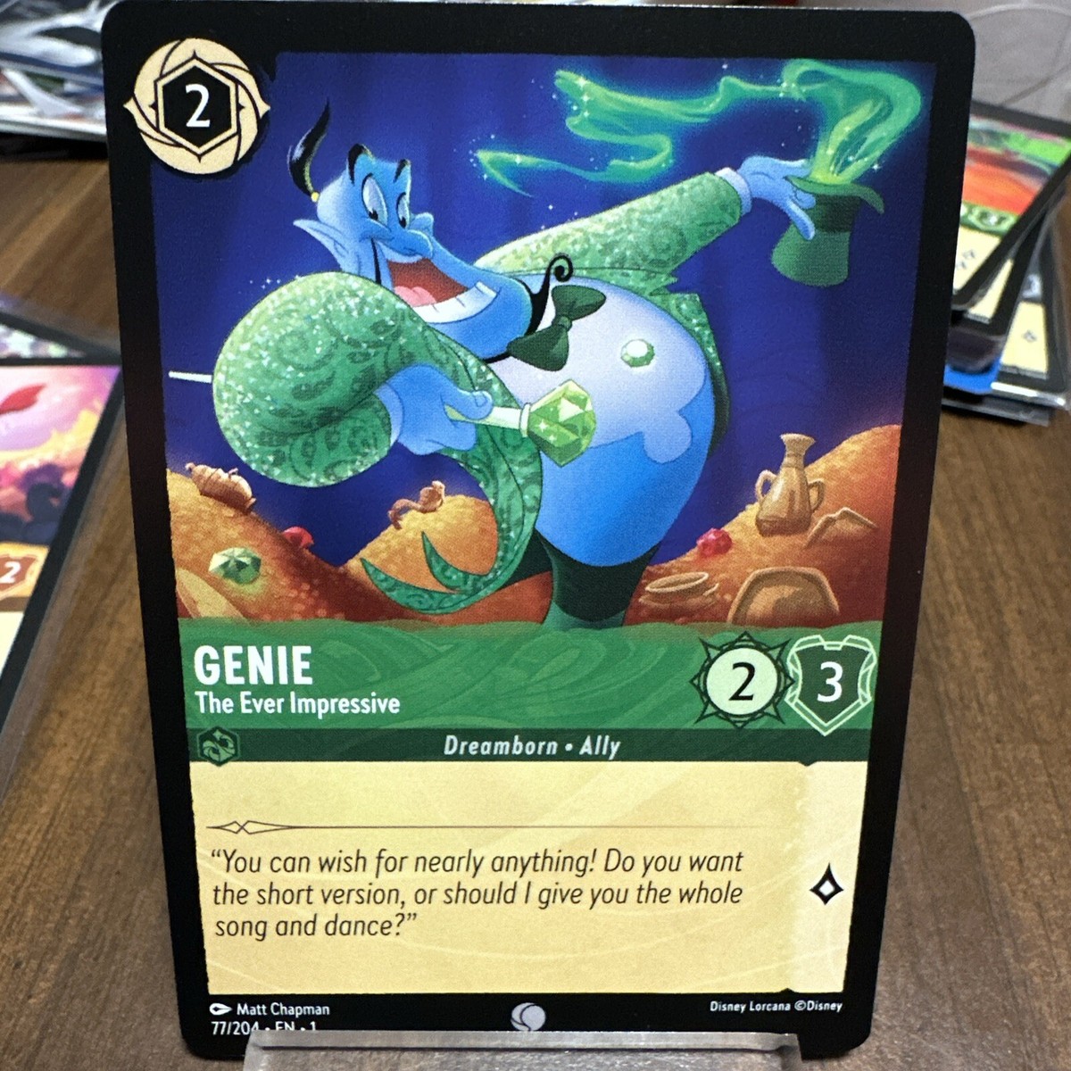 lorcana genie card New Enchanted alert! Attack of the Vine has officially revealed all enchanted cards. Huge shoutout to @nuelsalinas and @palograglia for bringing the magic of Aladdin & and @natalie_dombois for the Carl introduces its fourth edition Ravensburger Disney Lorcana: Card Sleeves