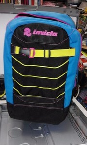 Zaino Invicta double xtracks 360 colore nero/azzurro/fuxia | eBay
