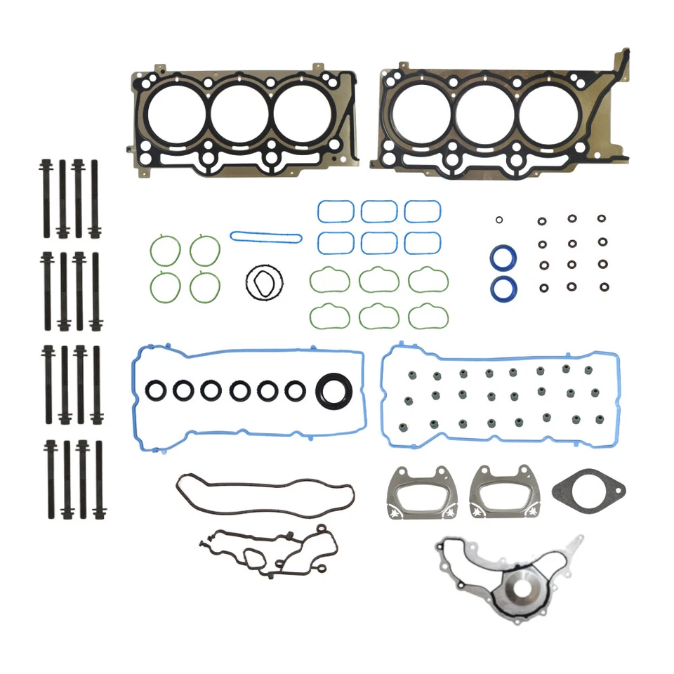 Lifters Rocker Arms Valve Gaskets Head Gasket Kit Fits 11-16 DODGE CHRYSLER 3.6L Foto 2 de 4