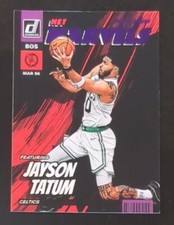 🏀2022-23 Jayson Tatum Panini Donruss Net Marvels Insert 18 Press Proof Purple