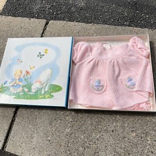 Vintage Pink 318 Renzo Rare Petti 6-9 Months Dress Outfit Bloomers Italy In Box