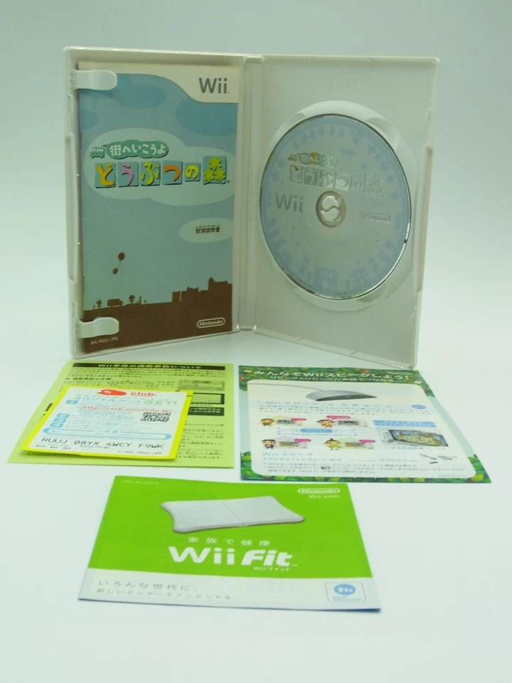 Animal Crossing City Folk Wii + Wii Speak Japan Import NTSC-J REGION LOCKED Used - Image 2 of 4