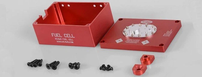 RC4WD Billet Aluminum Scale Fuel Cell Radio Box - Red - Image 3 of 4