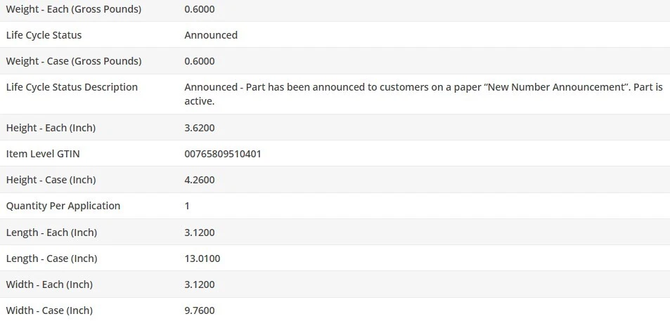Filtro de aceite de motor OEM WIX para ISUZU TROOPER 1989-1991 V6-2,8 L Foto 4 de 4