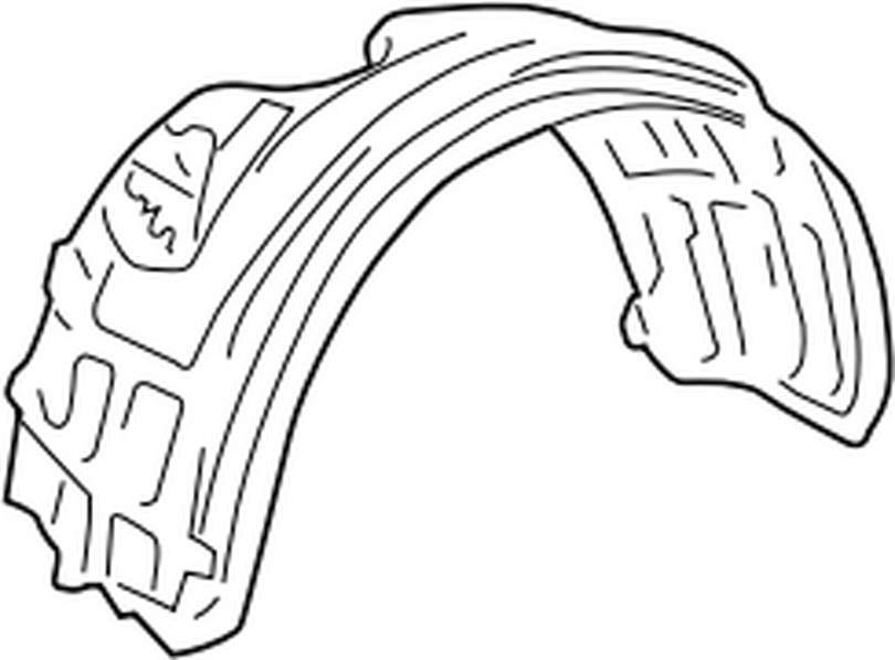 53876-33140 Toyota Liner, front fender, lh 5387633140, New Genuine  