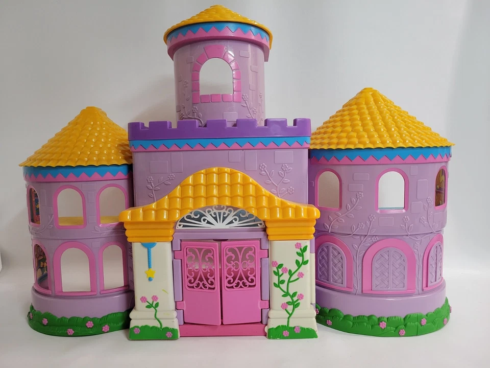 Dora The Explorer Magical Kingdom Palace Castle Dollhouse 43 Pcs Dolls Furniture - Image 3 of 4