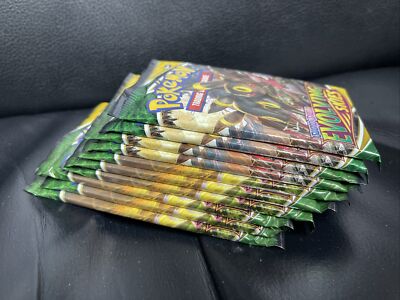 10x. Pokemon Evolving Skies Booster Pack Lot- From Factory Sealed