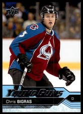 2016-17 Upper Deck Young Guns Chris Bigras Rookie Colorado Avalanche #245 R39