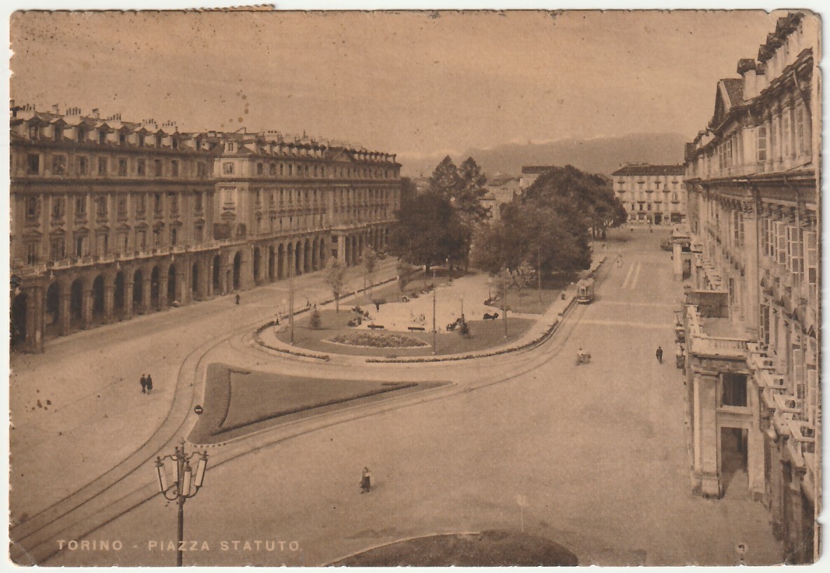 TORINO - PIAZZA STATUTO - VIAGG. 1951 -49352-