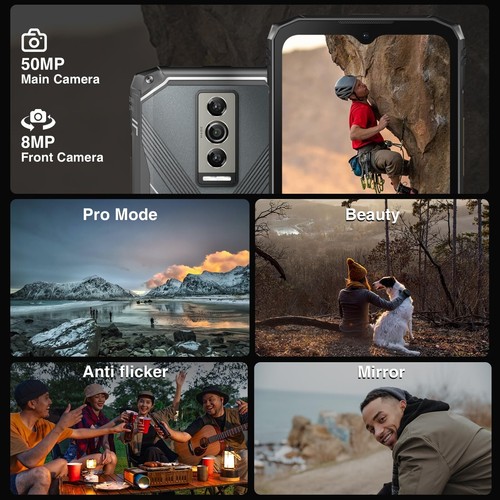DOOGEE Blade 10 Pro Android 14 Outdoor Smartphone 16GB + 256GB 50MP Telefon komórkowy NFC - Zdjęcie 5 z 8