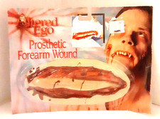 Vintage Fake Wound Latex 1980s Halloween Costume Arm Wound Cut Gash Altered Ego