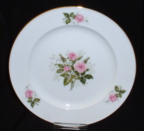 Seltmann Weiden ANNABELL roses roses et or ~ assiette à gâteau 19 cm / assiette plate - Photo 1/1