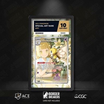 Ribombee 164/159 Pokémon Slab Skin | ACE CGC Bewertete Einlage / Guard Bumper