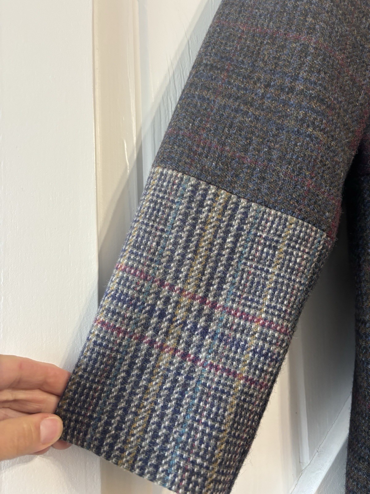 Vintage Character Patchwork Zip Jacket Blazer Poc… - image 4