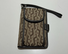 Aigner Travel Collection Portemonnaie Geldbörse NEU mit Etikett Braun Monogramm