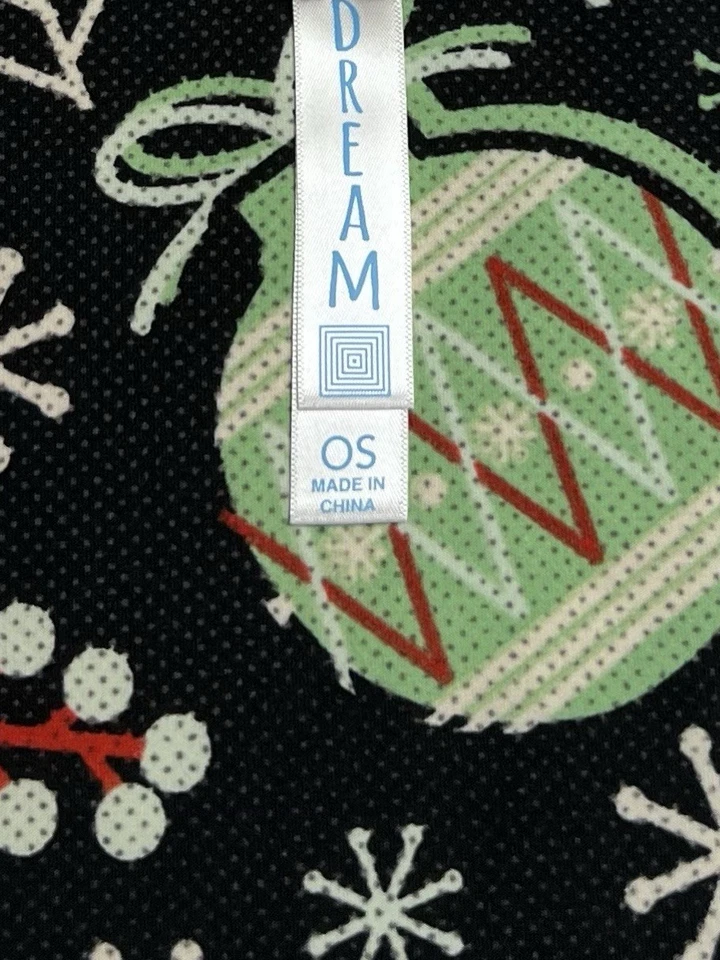 LuLaRoe Leggings OS Talla Única Navidad Vacaciones Adorno ÁRBOL Copo de Nieve Muérdago Foto 4 de 4