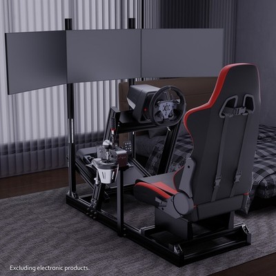 Hottoby 4080 Aluminiumlegierung Rennsimulator Cockpit Fit Logitech G923 G920