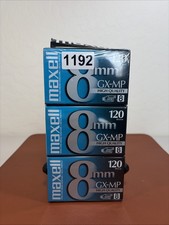 Maxell GX-MP 8mm 120 Camcorder Video Tapes   NEW Sealed NOS Lot of 3