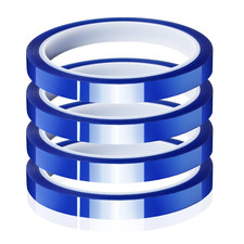 4 Rolls 10Mm X33M 108Ft Blue Heat Tape High Temperature Heat Resistant Tape Hea