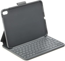 Logitech Slim Folio Keyboard Case for iPad 10th Gen - Oxford Grey