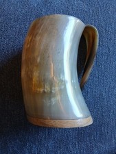 Ox Horn Beer Tankard Warriers Mead Mug Cup | Viking Cup | Drinking Horn Mug